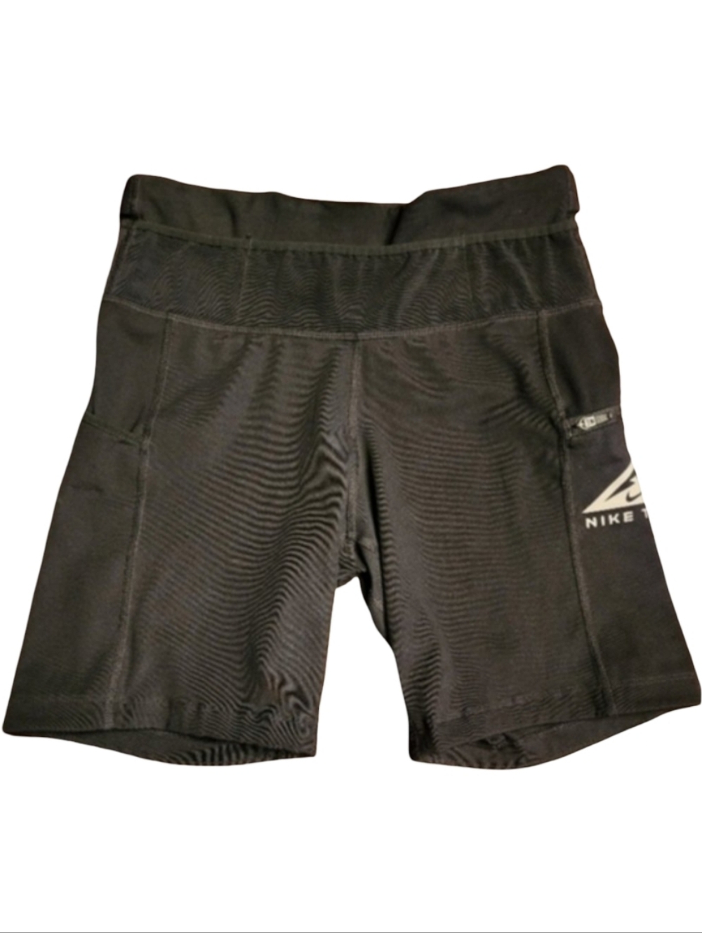 NIKE Trail Womens Epic Luxe Running Shorts Lots Of Pockets Drawstring Waist Sz S